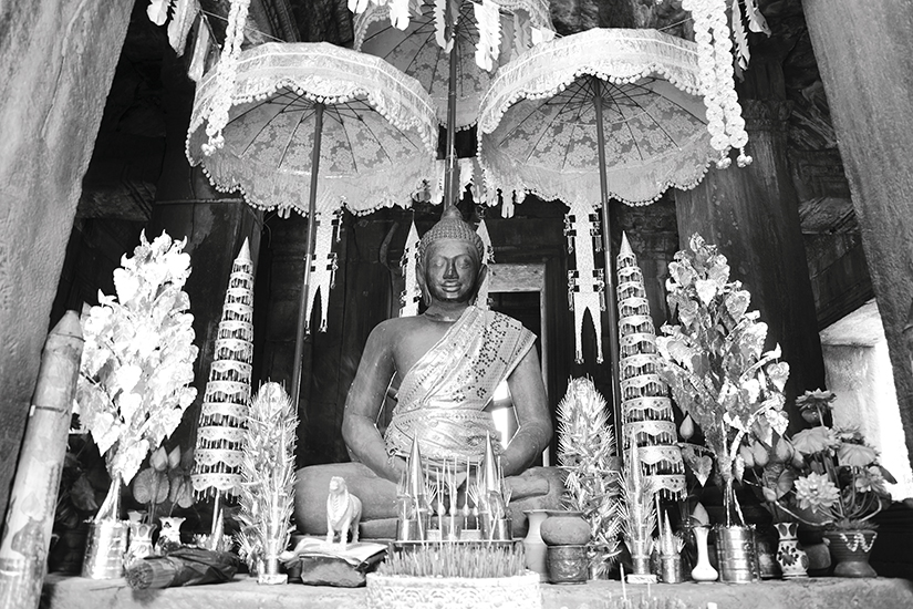 Papier peint Bouddha d'Angkor